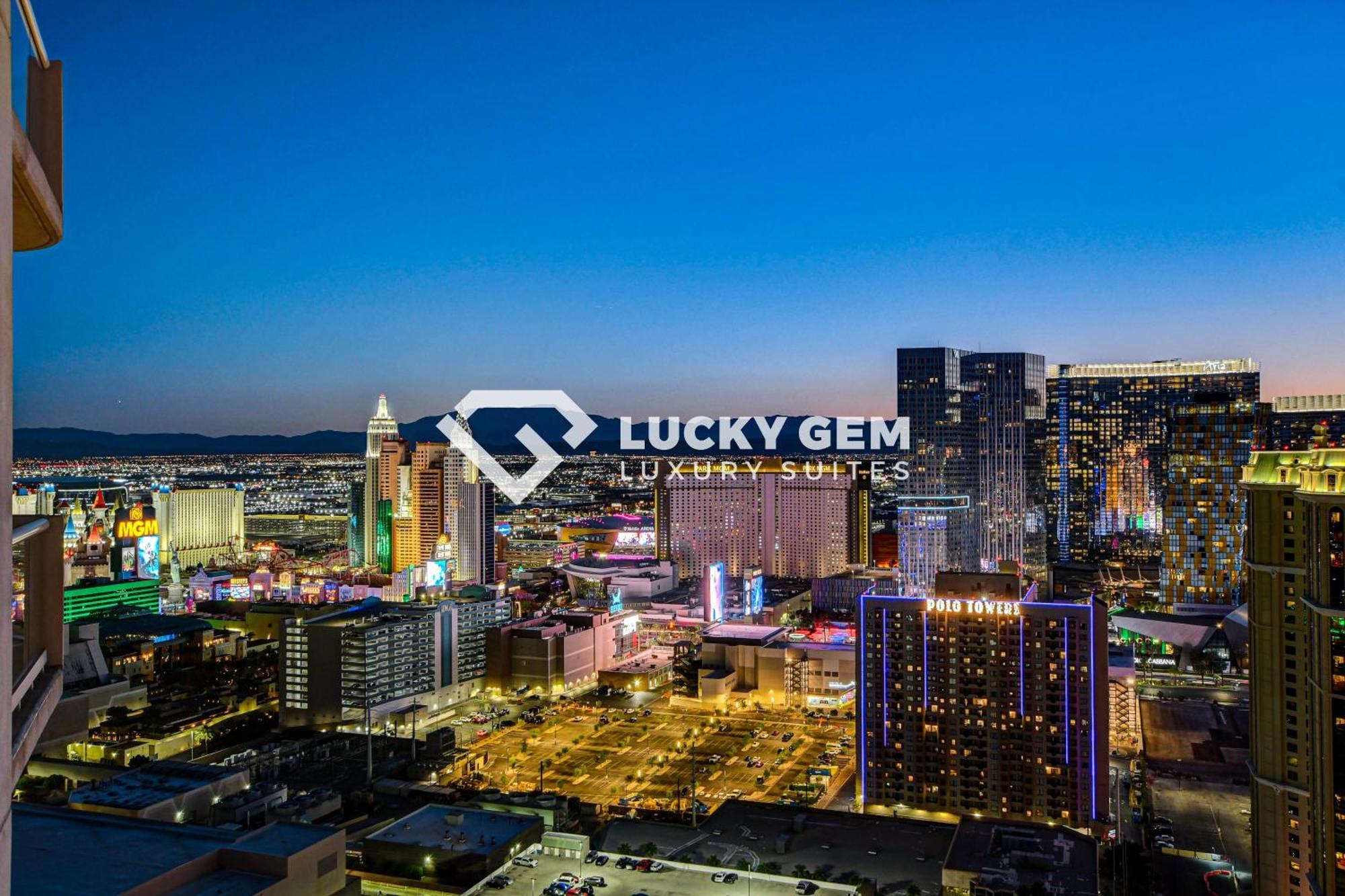Lucky Gem Penthouse & Luxury Suites At Signature Resort, Balcony Strip View 3505 Las Vegas Zewnętrze zdjęcie